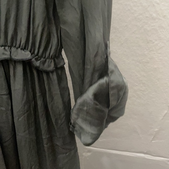 Zara Gray Ruffle Dress - Picture 5 of 7